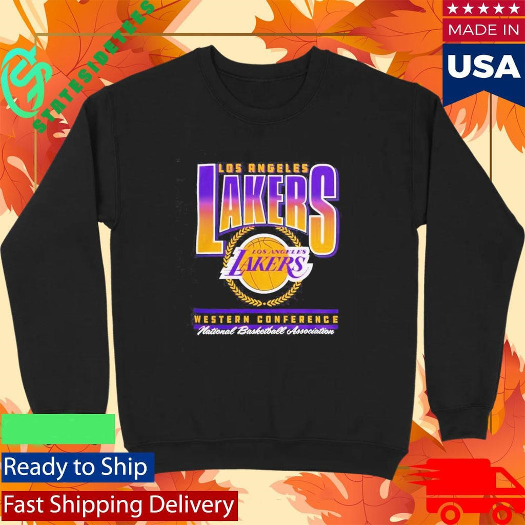 Black Los Angeles Lakers Western Conference NBA Swish Shirt