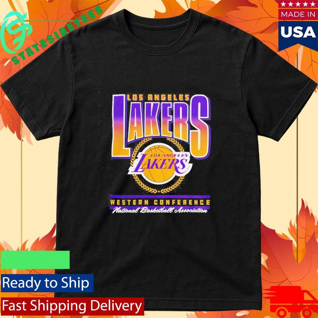 Black Los Angeles Lakers Western Conference NBA Swish Shirt