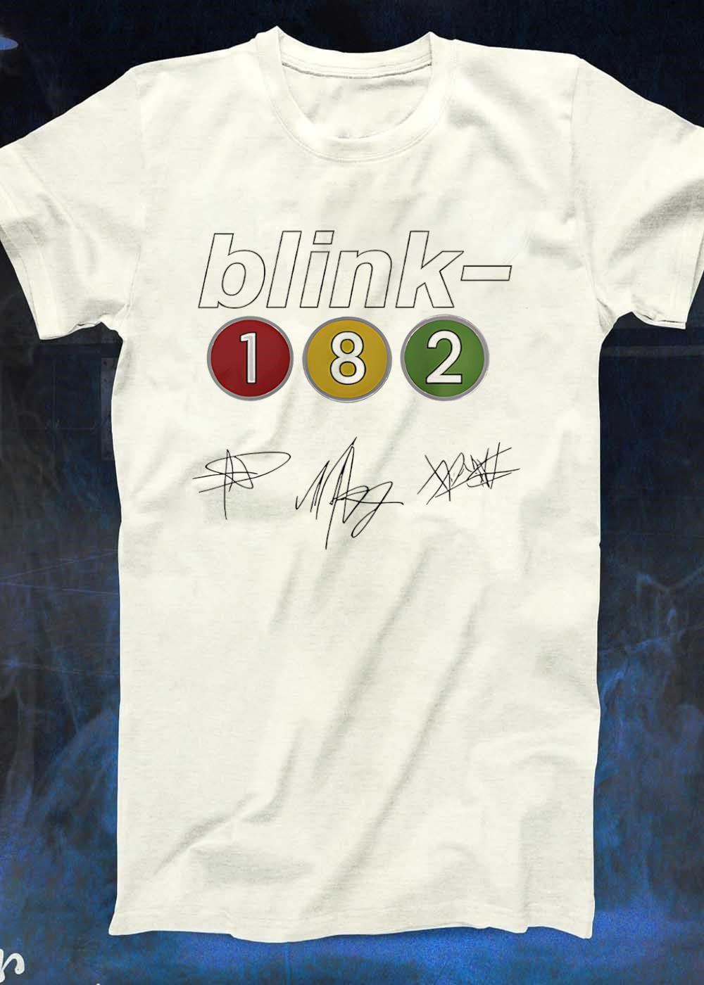 Blink-182 Band Members Signature shirt