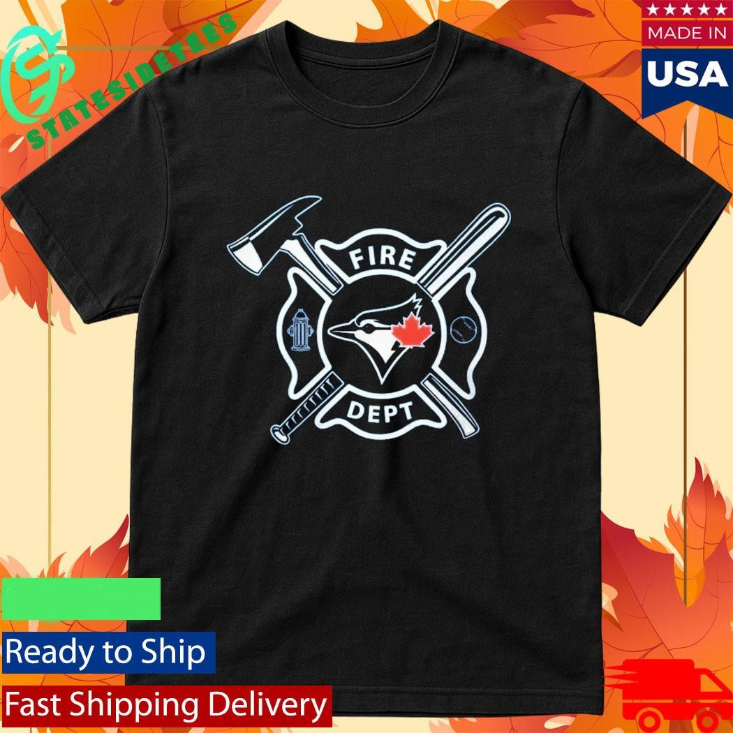 Blue Jays Fire Dept Baseball Shirt