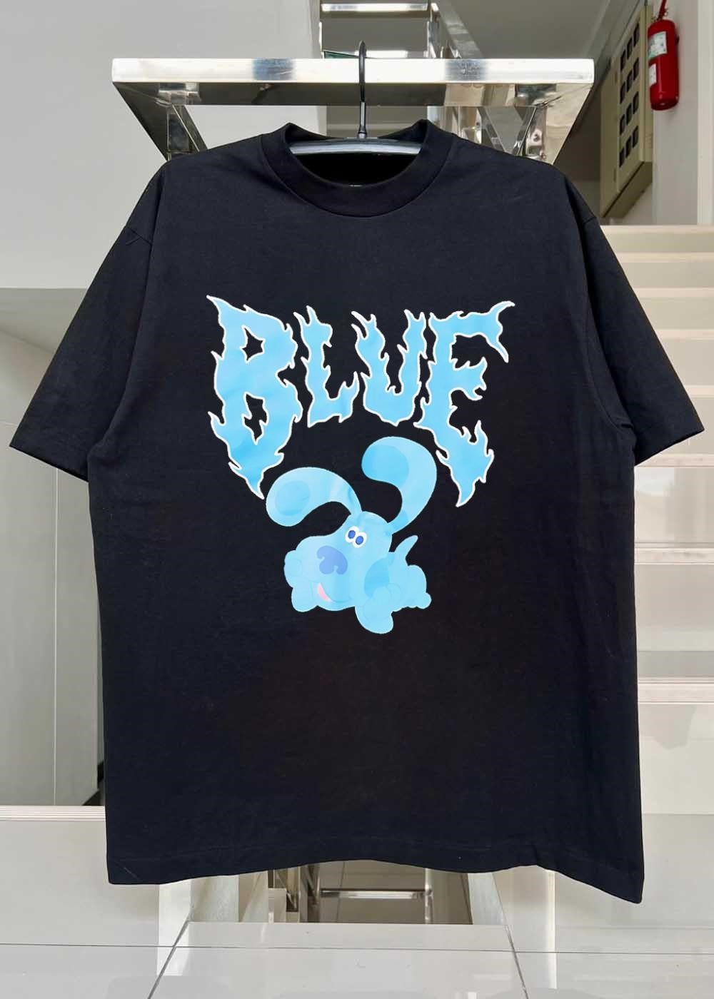 Blue’s Clues Inspired Apparel Blue Flamed Logo T-Shirt