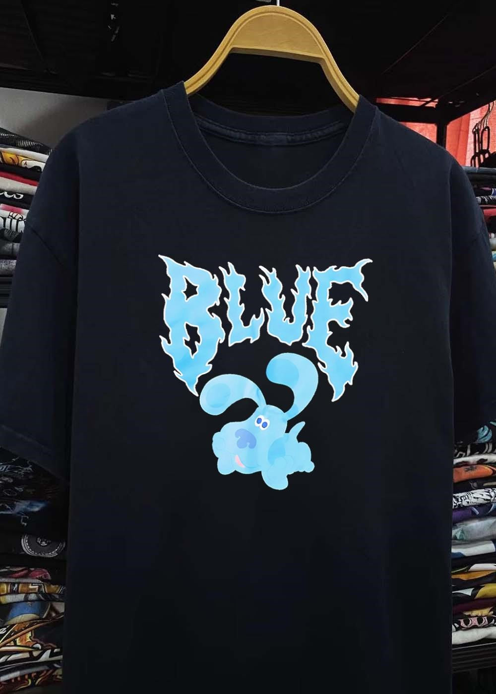 Blue’s Clues Inspired Apparel Blue Flamed Logo T-Shirt