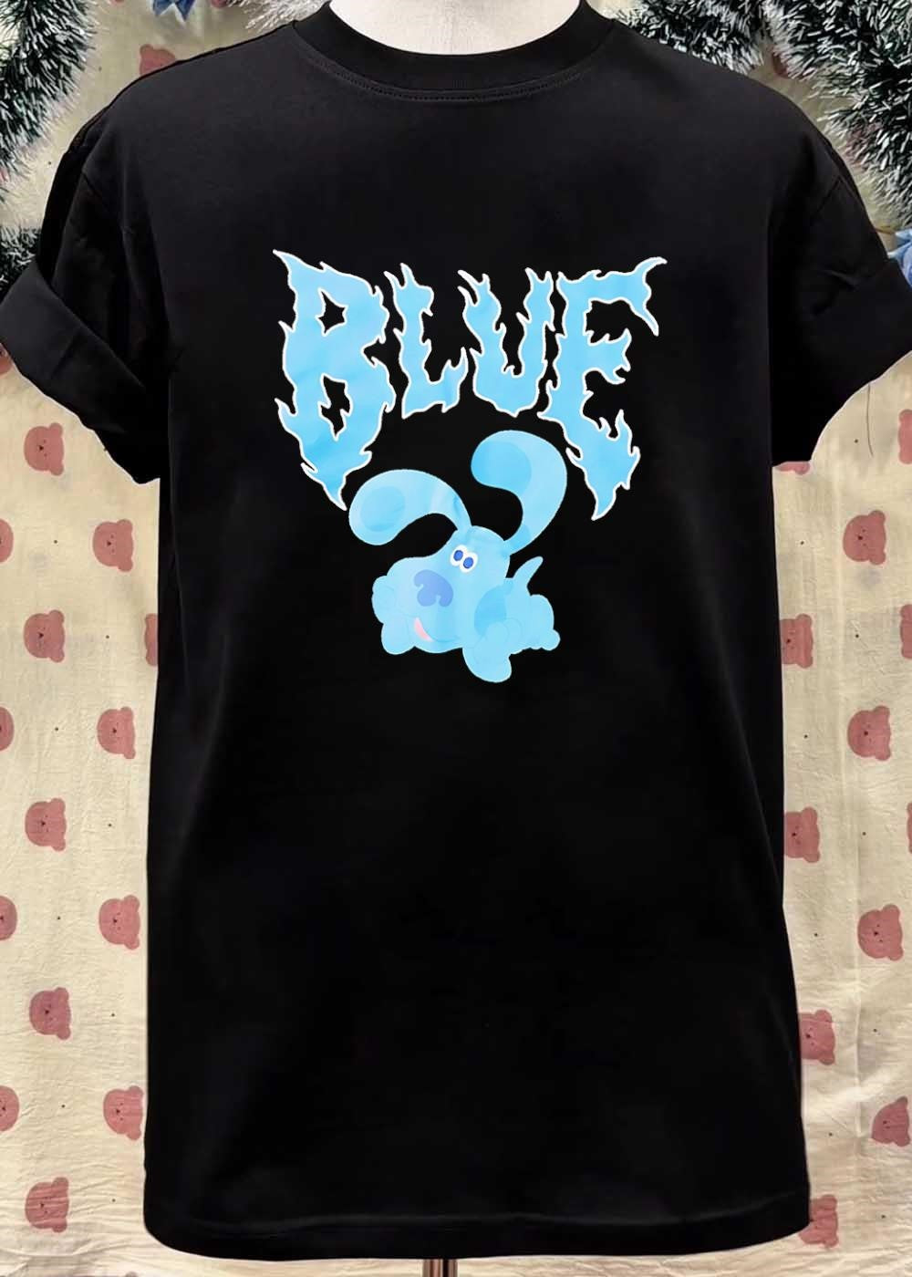Blue’s Clues Inspired Apparel Blue Flamed Logo T-Shirt