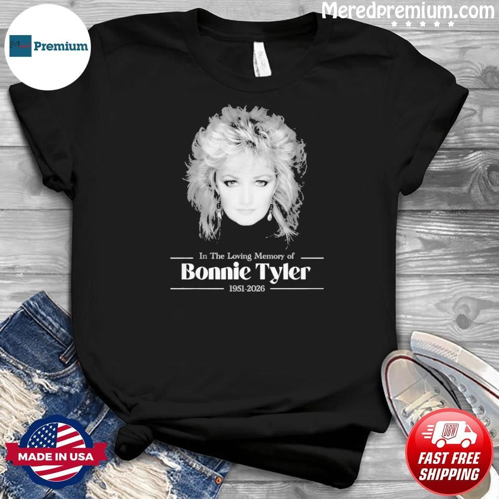 Bonnie Tyler Memorial 1951-2026 T-Shirt