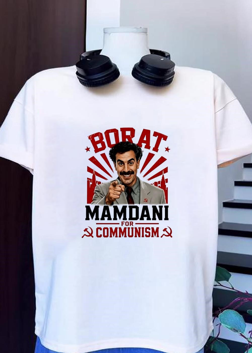 Borat Mamdani for Communism Graphic T-Shirt