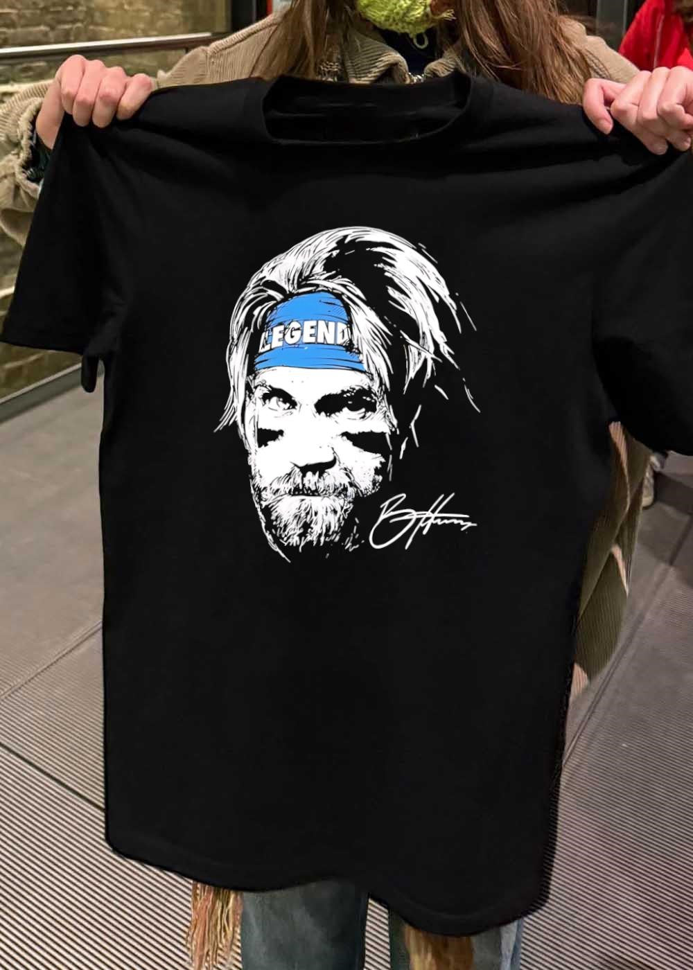 Bryce Harper Legend Portrait Black T-Shirt