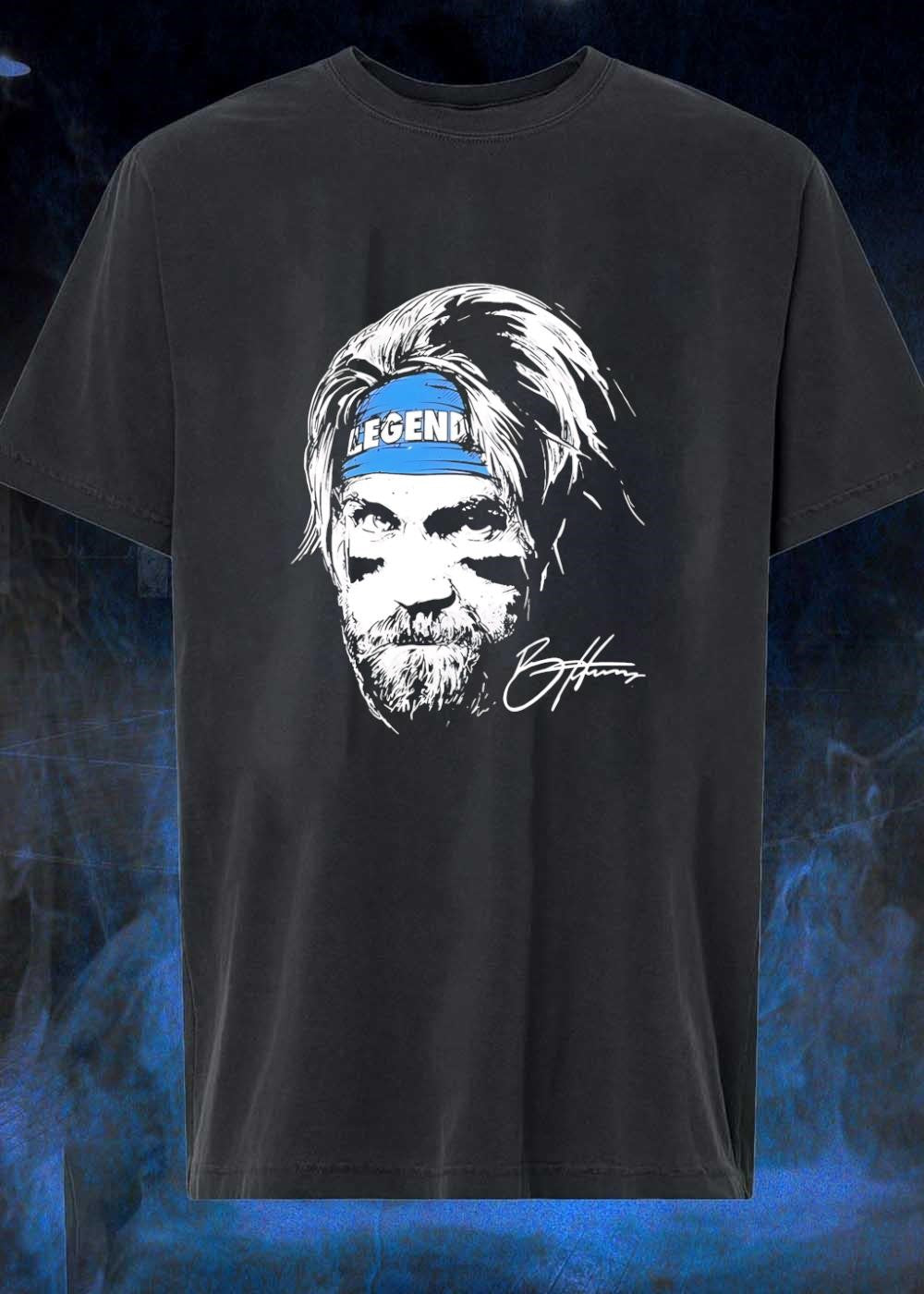 Bryce Harper Legend Portrait Black T-Shirt