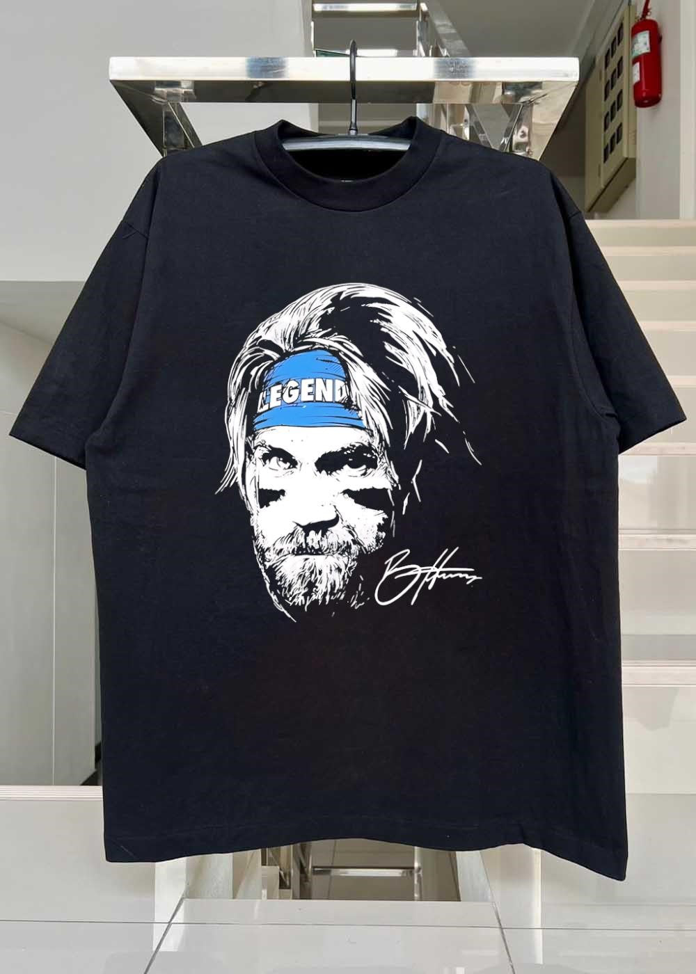 Bryce Harper Legend Portrait Black T-Shirt