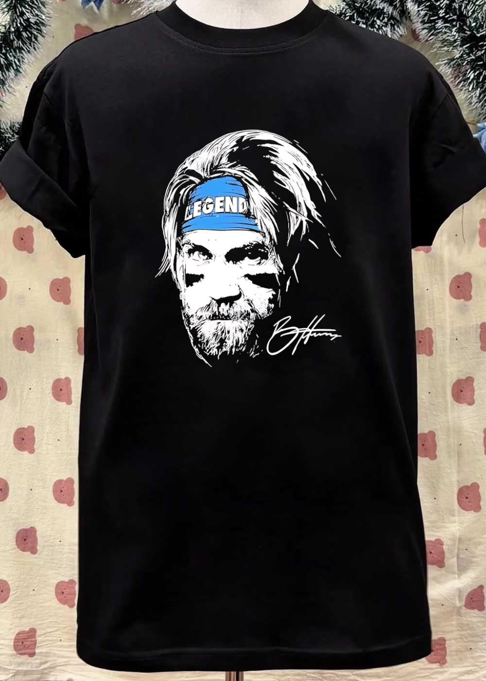 Bryce Harper Legend Portrait Black T-Shirt
