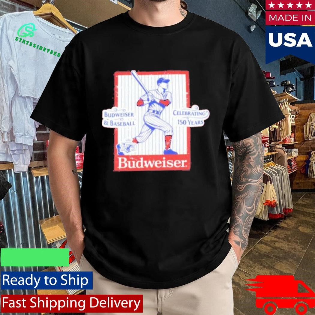 Budweiser 150 Years Of Baseball Shirt
