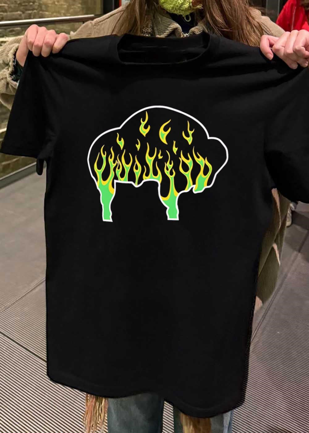 Buffalo Apparel Flaming Buffalo T-Shirt