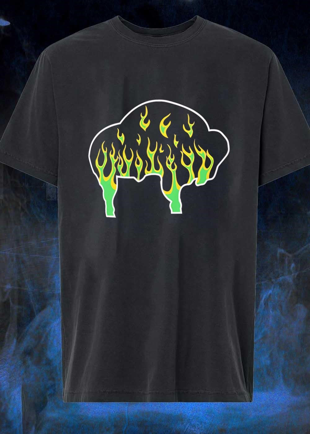 Buffalo Apparel Flaming Buffalo T-Shirt