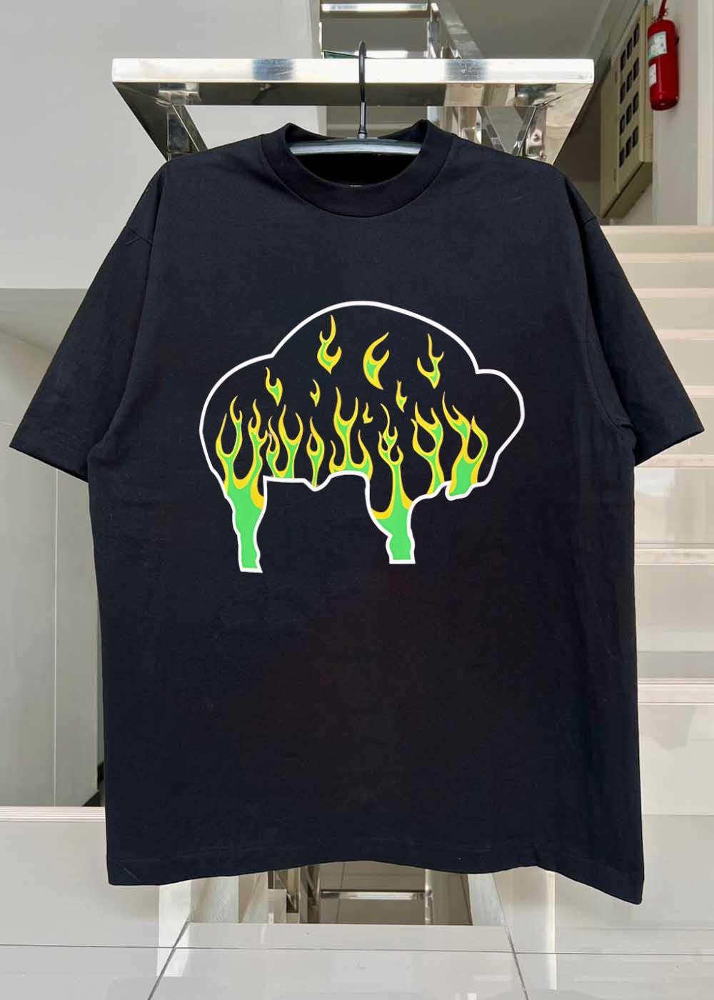 Buffalo Apparel Flaming Buffalo T-Shirt