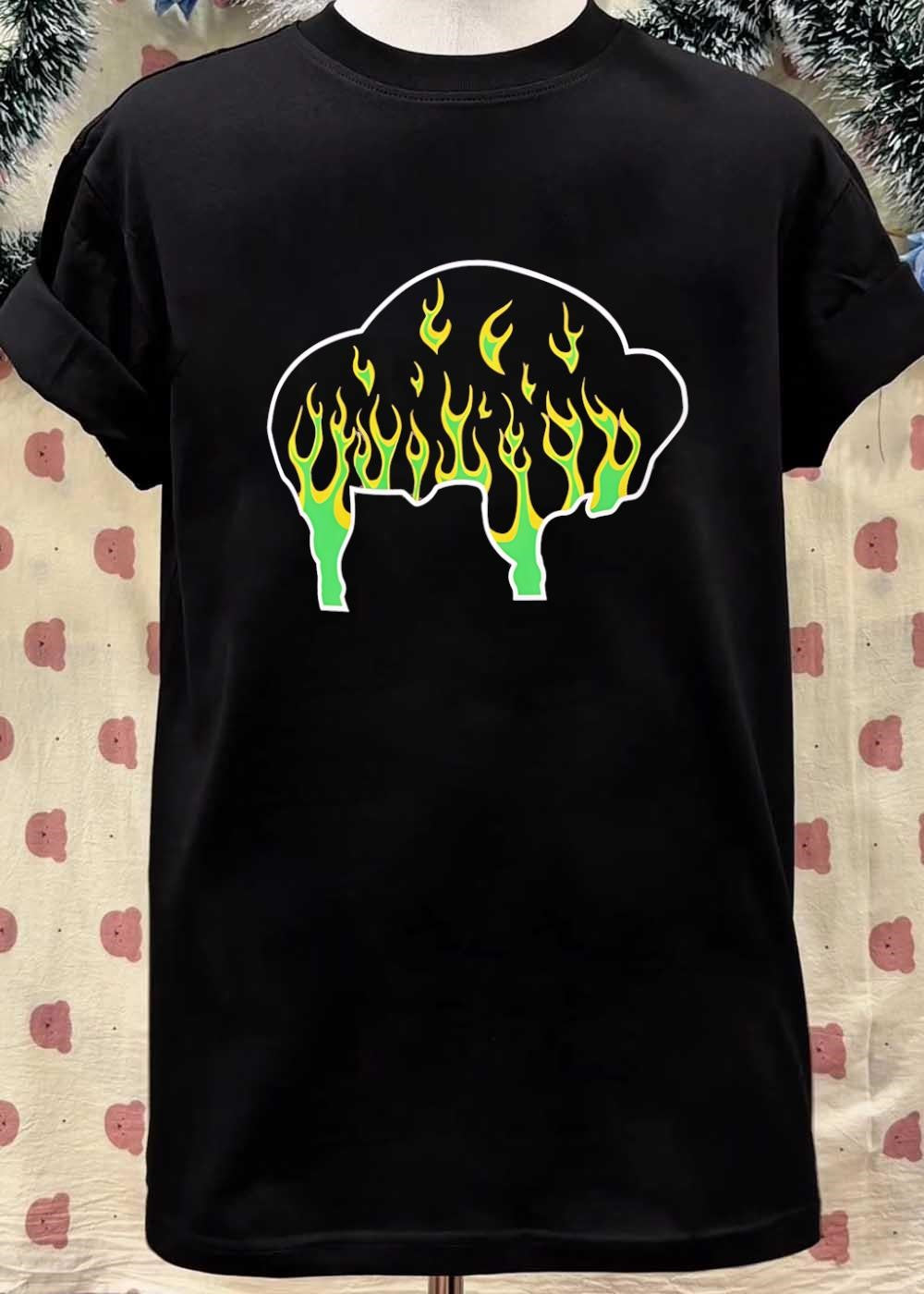 Buffalo Apparel Flaming Buffalo T-Shirt