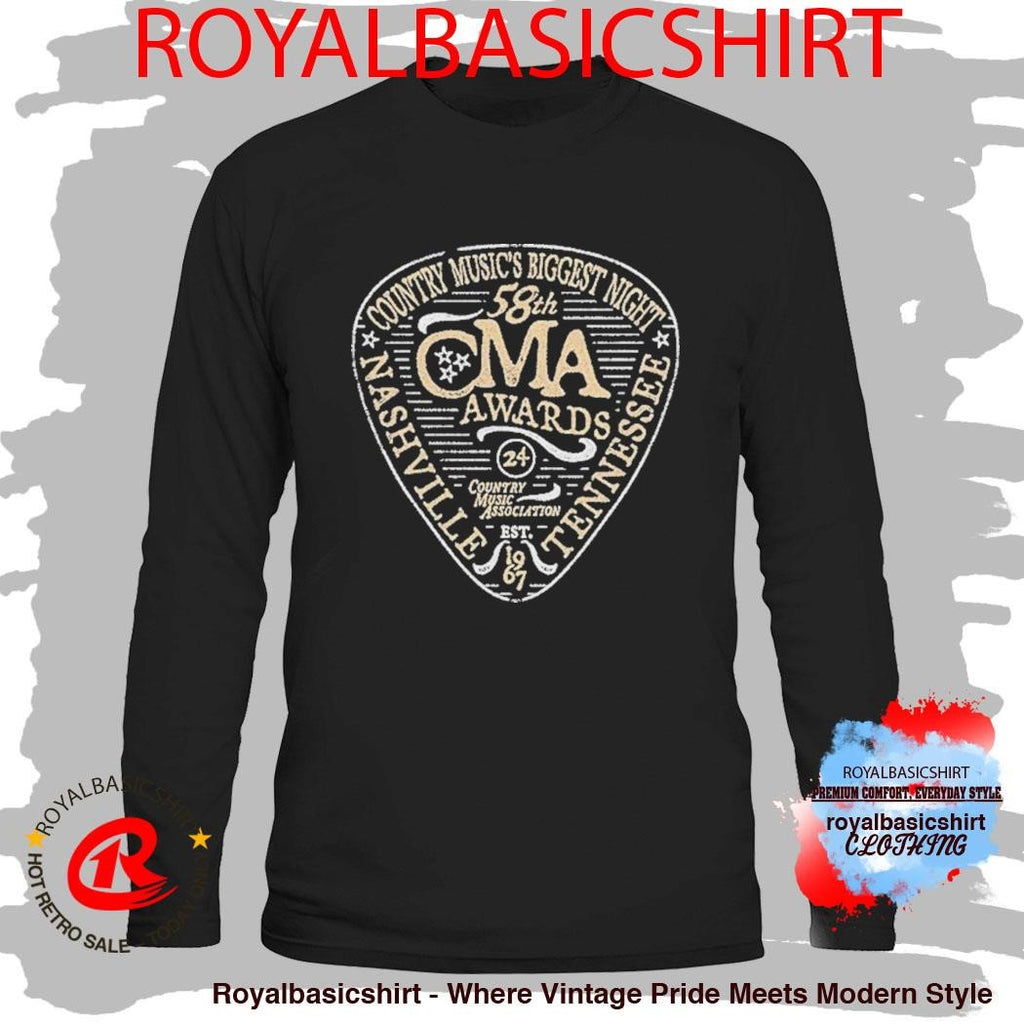 CMA Awards Guitar Pick Country Music’s Biggest Night Nashville Tennessee 58th Est 1967 Shirt