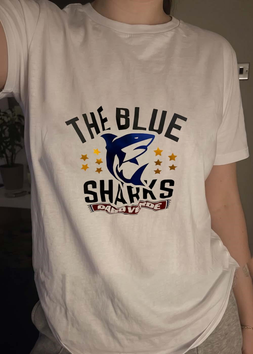 Cabo Verde, Show Your Team Spirit, The Blue Sharks T-Shirt