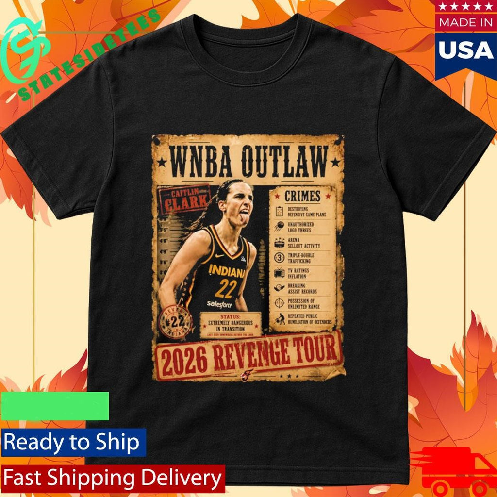 Caitlin Clark Outlaw 2026 Revenge Tour Shirt