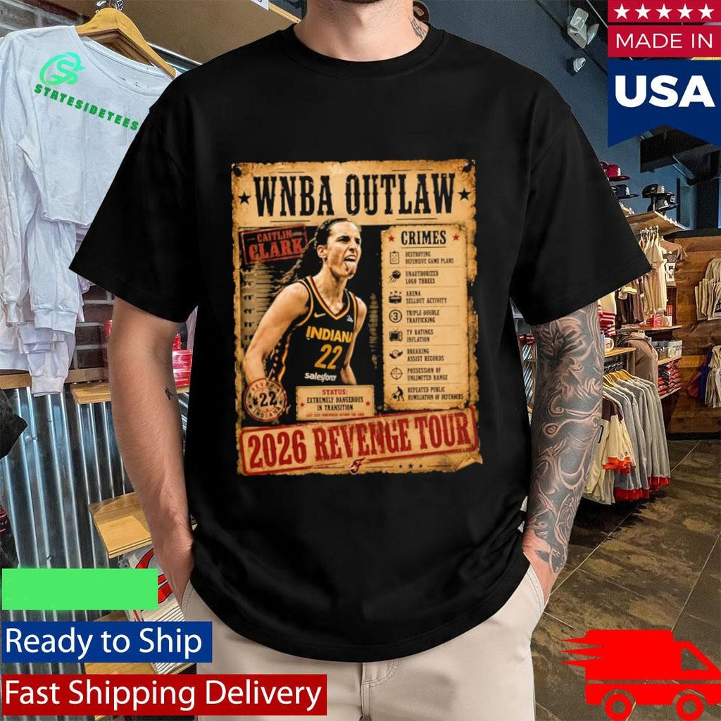 Caitlin Clark Outlaw 2026 Revenge Tour Shirt