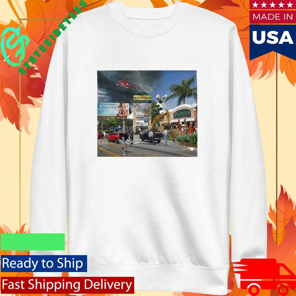 Chaotic Florida Shopping Plaza Graphic Shirt