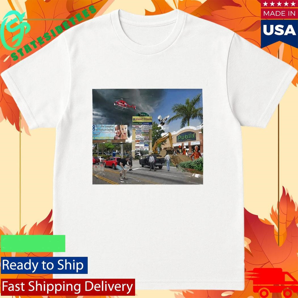 Chaotic Florida Shopping Plaza Graphic Shirt