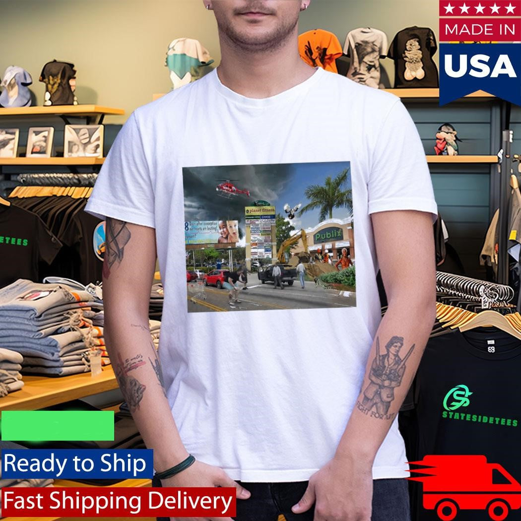 Chaotic Florida Shopping Plaza Graphic Shirt