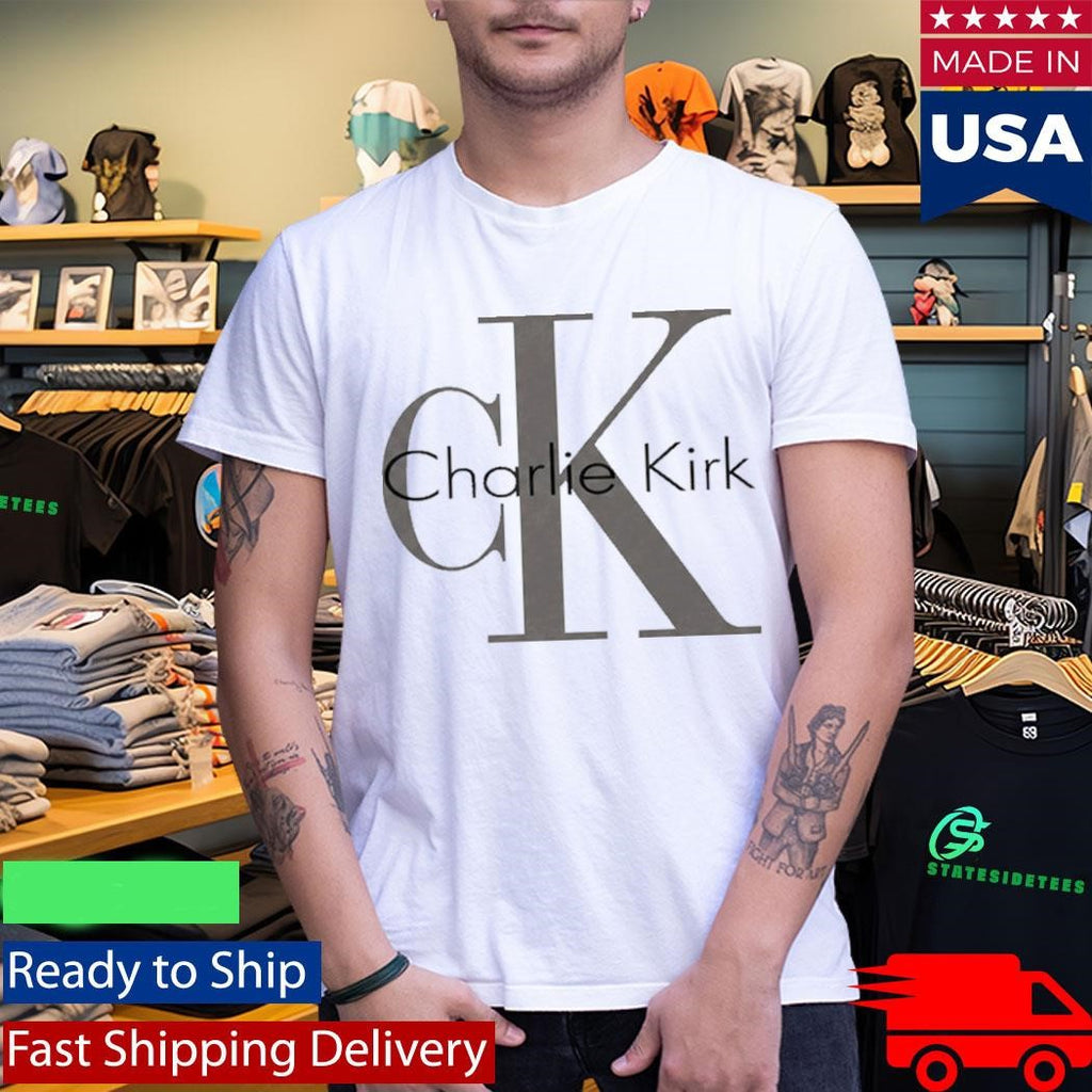 Charlie Kirk CK Logo Shirt