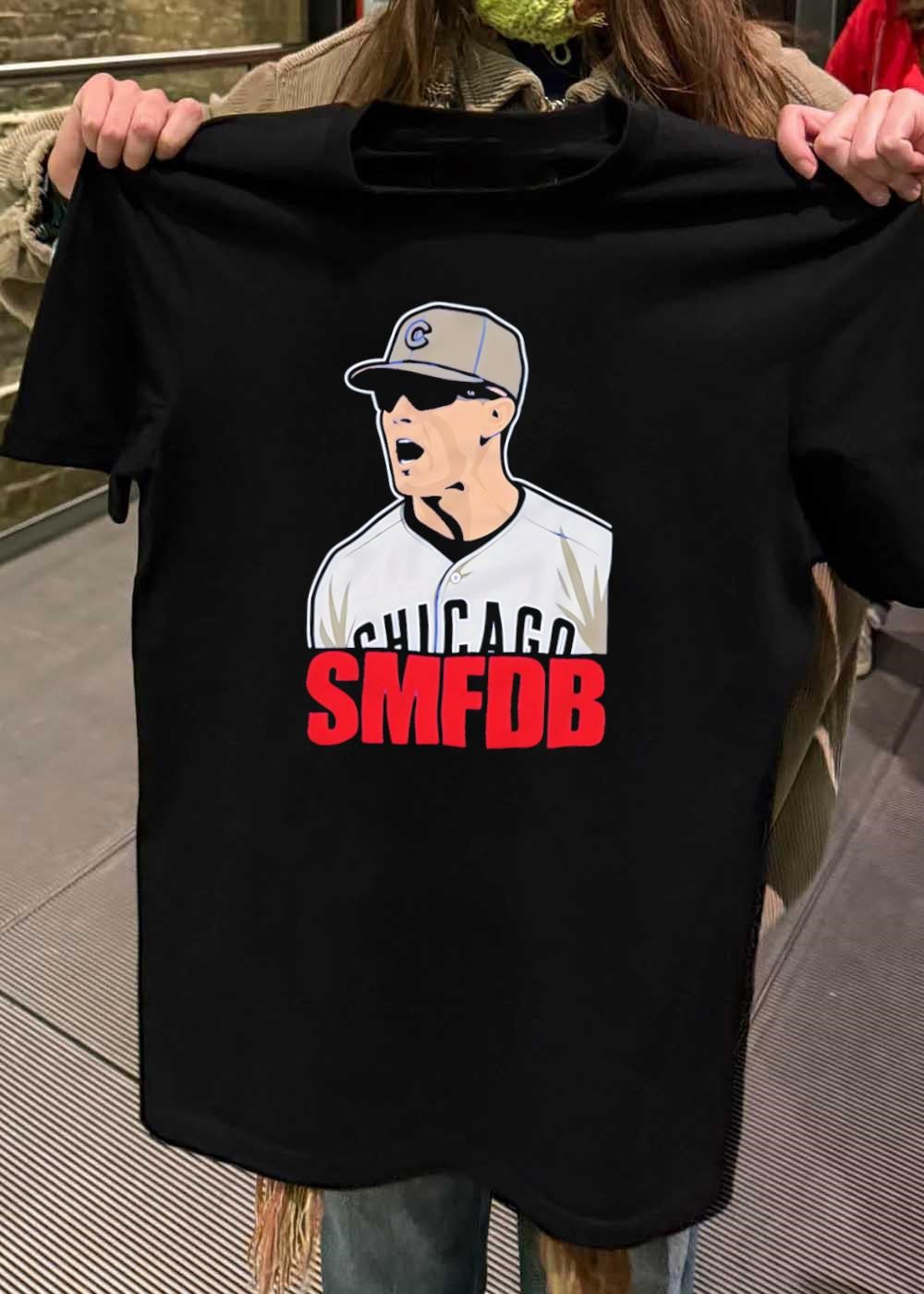 Chicago Cubs SMFDB Manager Yelling Graphic T-Shirt