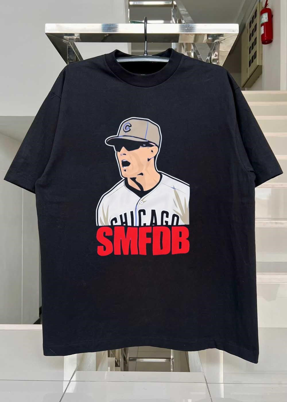 Chicago Cubs SMFDB Manager Yelling Graphic T-Shirt