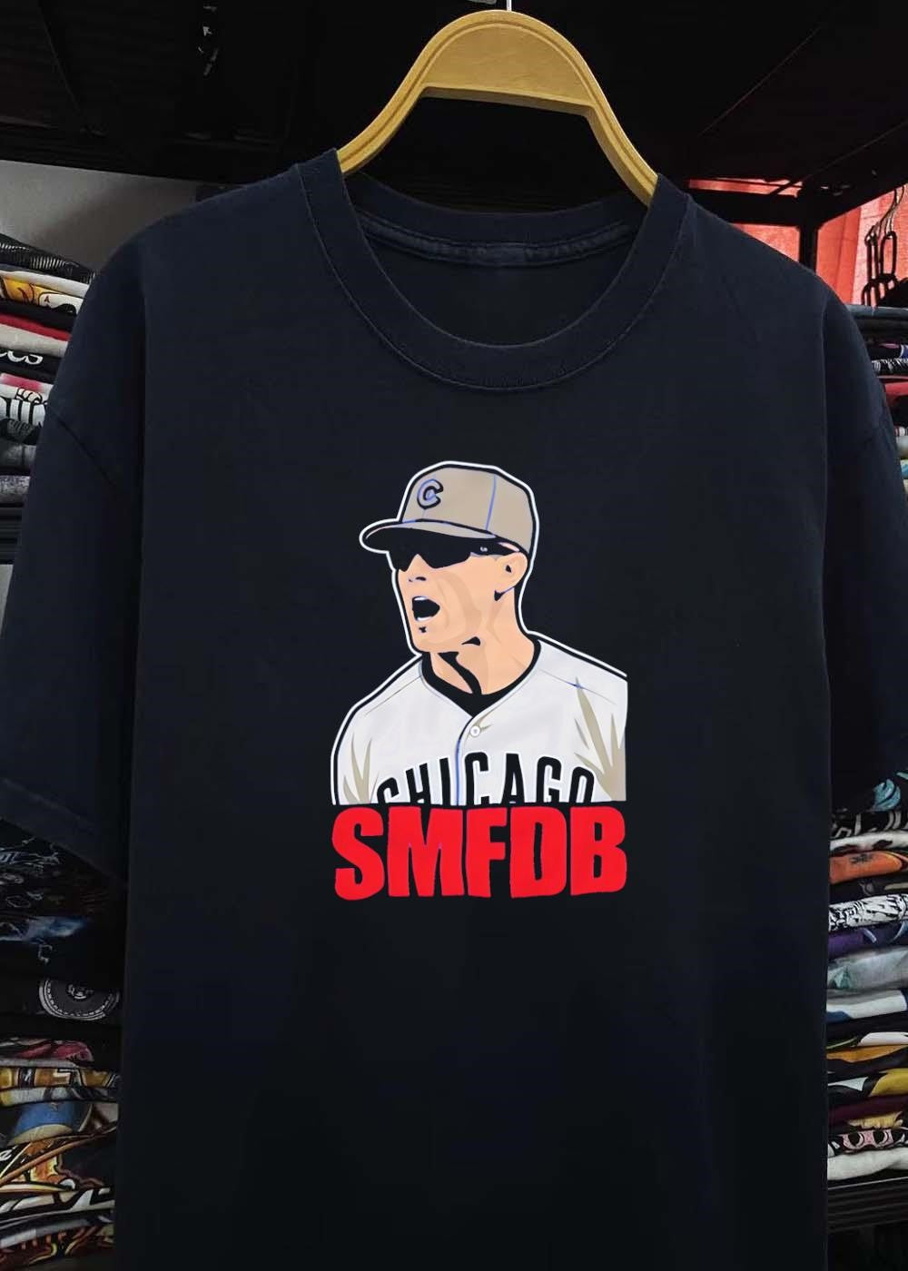 Chicago Cubs SMFDB Manager Yelling Graphic T-Shirt