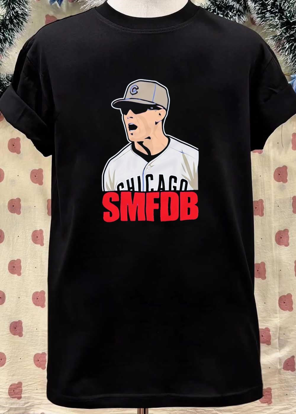 Chicago Cubs SMFDB Manager Yelling Graphic T-Shirt