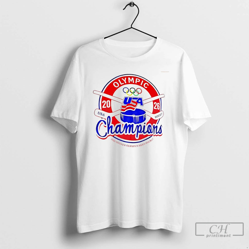 Classic 2026 Usa Team Winter Olympics Champions Mens Hockeys