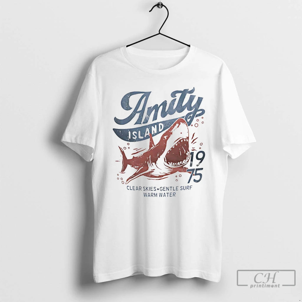 Classic Amity Island Clear Skies Gentle Surf Warm Water 1975