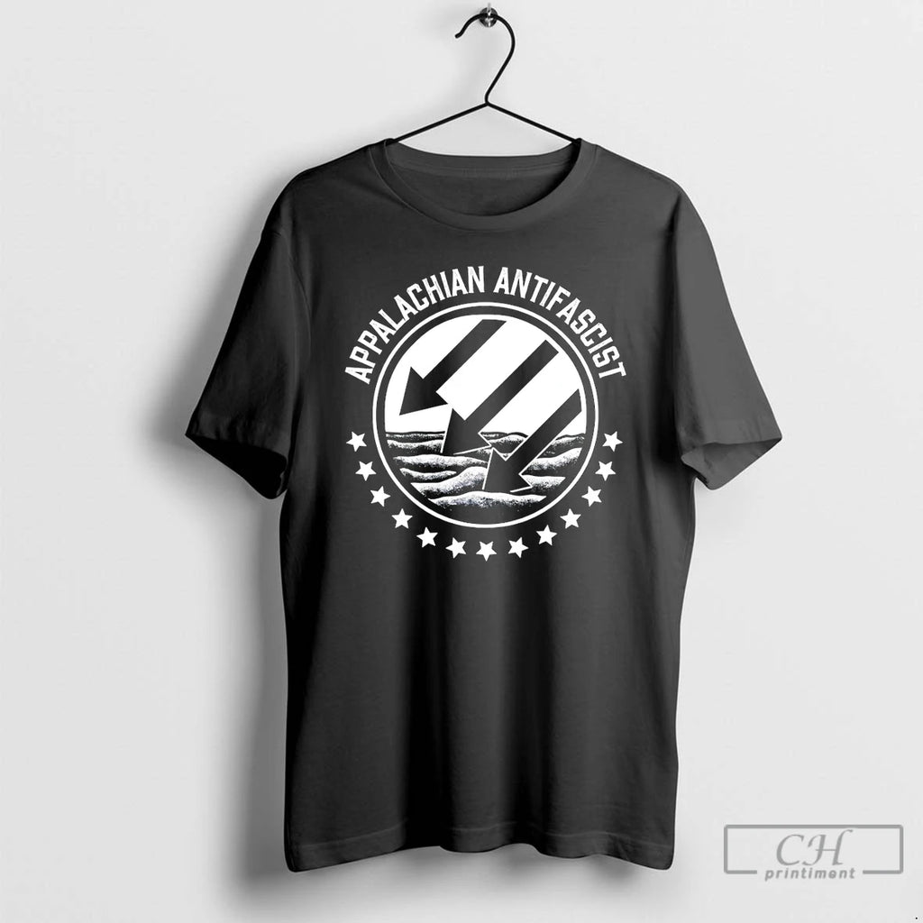 Classic Appalachian Antifascist Logo Political