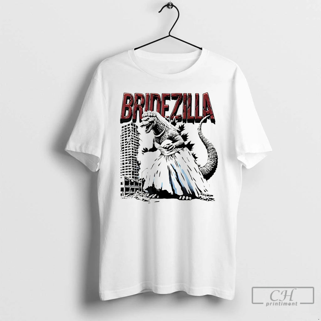 Classic Bridezilla Gozilla Funny Wedding