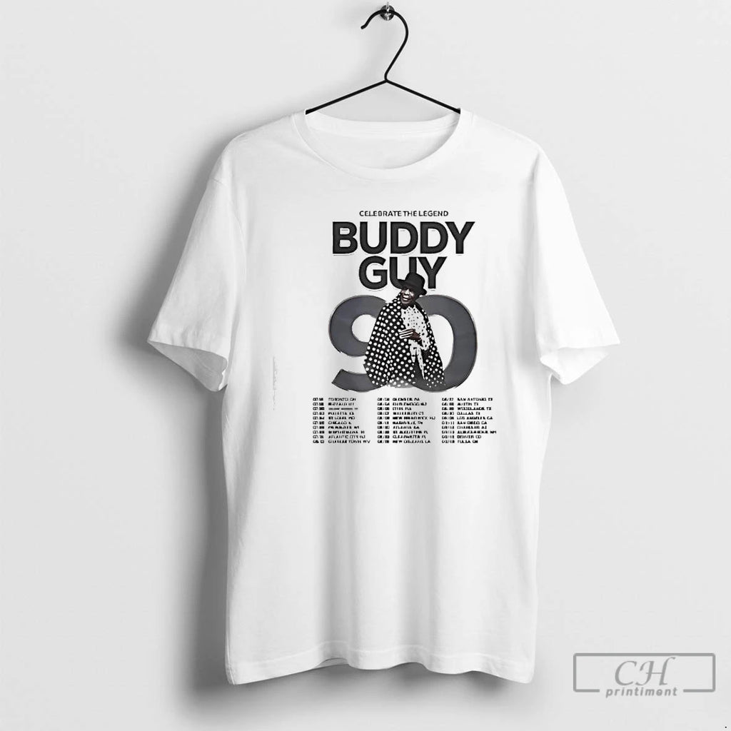 Classic Buddy Guy 90 Celebrate The Legend North America Tour 2026 Schedule Dates T Shirts