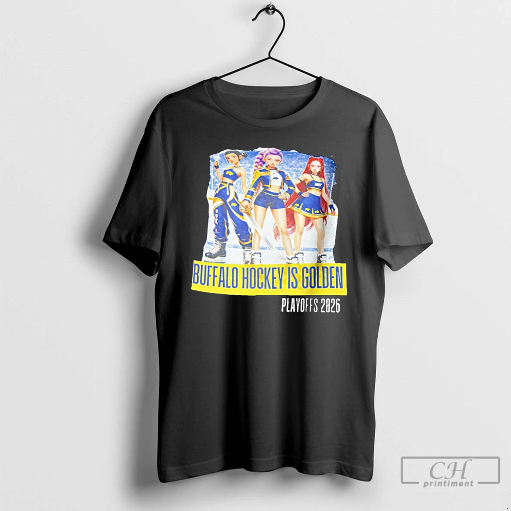 Classic Buffalo Sabres Kpop Demon Hunter Buffalo Hockey Is Golden Playoffs 2026 T Shirts Sweater