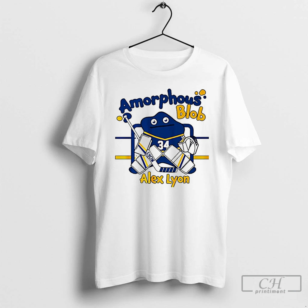 Classic Buffalo Hockey Alex Lyon Amorphous Blob