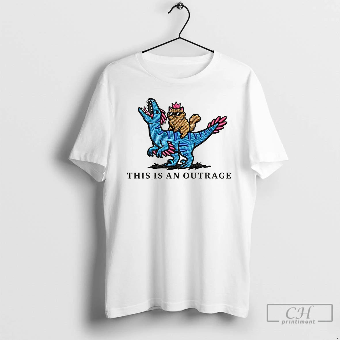 Classic Cat Lover Embroidered Princess Donut And Mongo This Is An Outrage T Shirts Sweater
