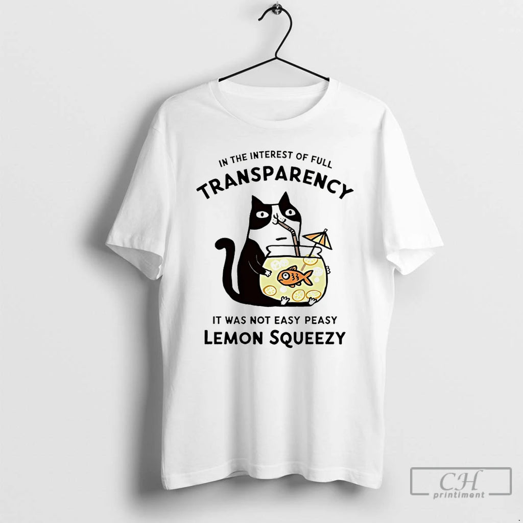 Classic Cat Stealing Fishbowl Lemonade In The Interest Of Full Transparency