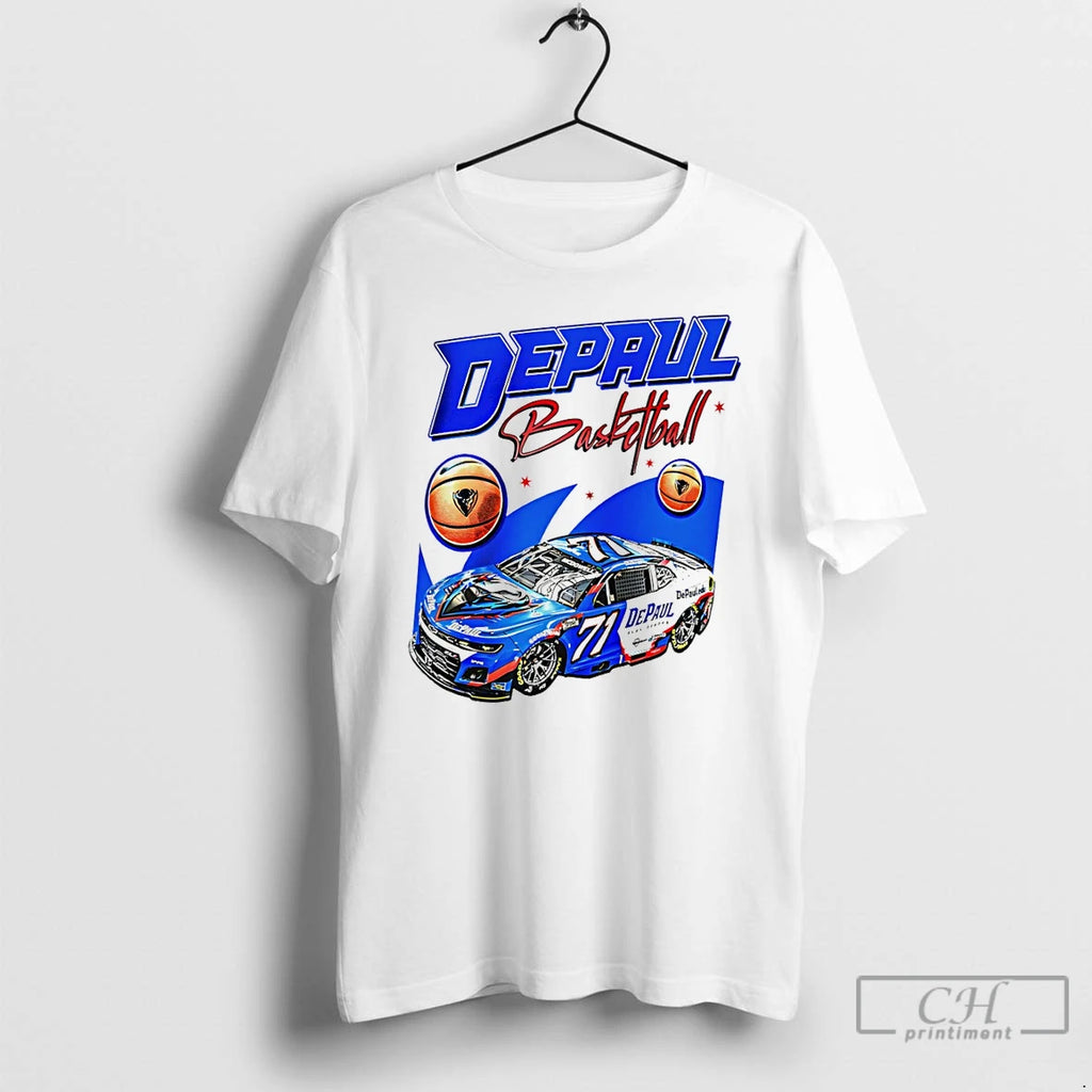 Classic Depaul Blue Demons Basketball 71 Racing Nascar