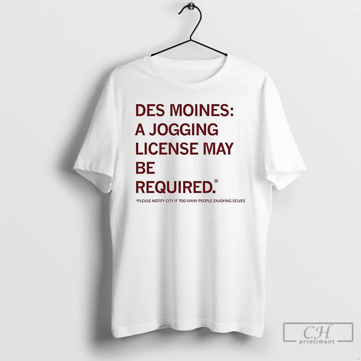 Classic Des Moines Jogging License May Be Required