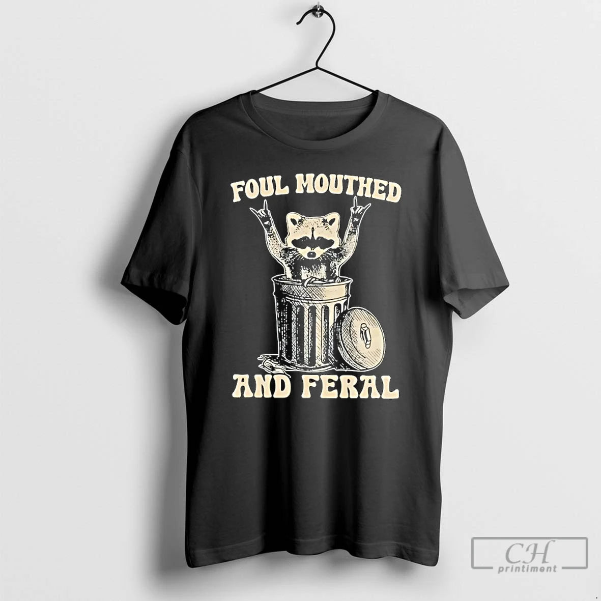 Classic Foul Mouthed And Feral Raccoon
