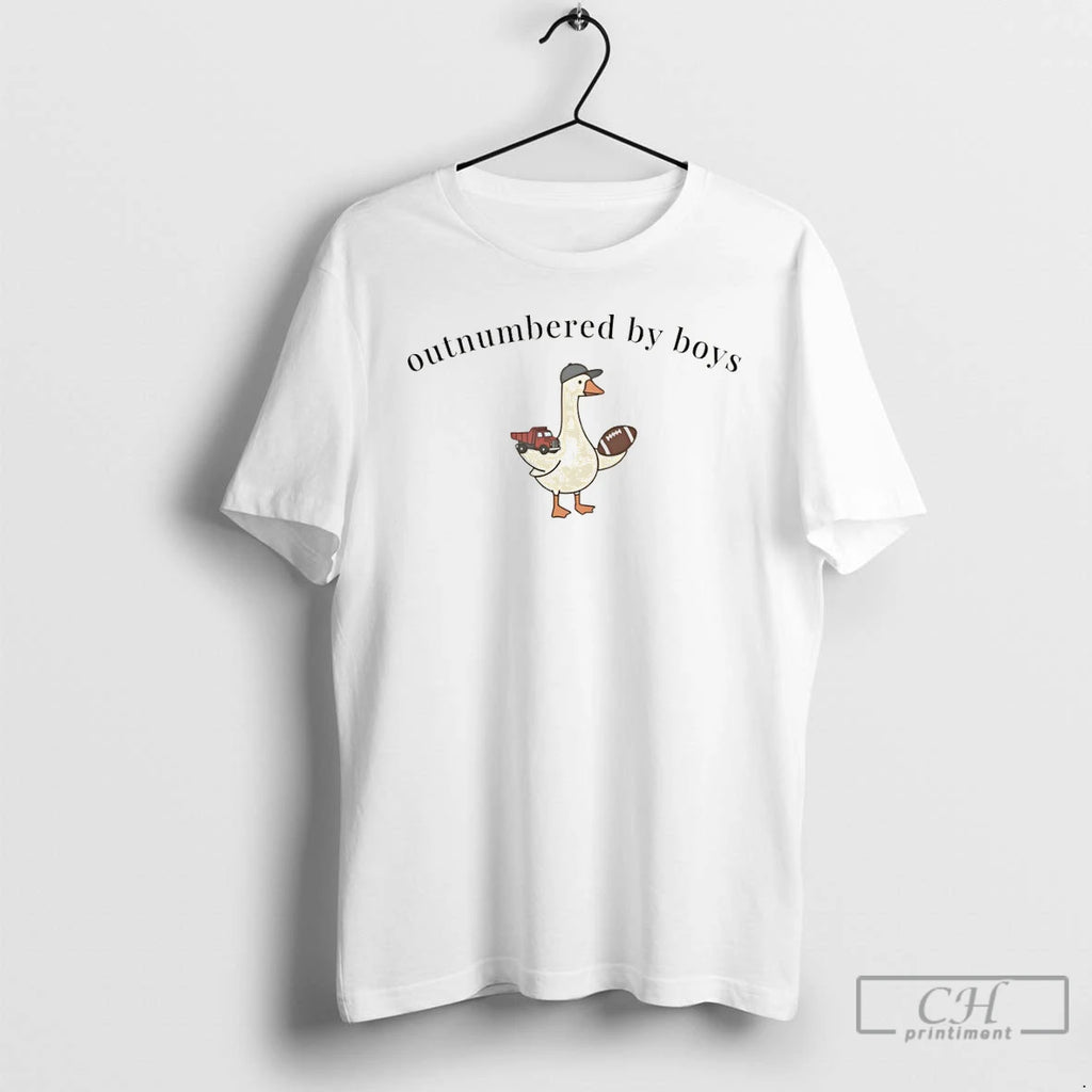 Classic Funny Boy Mom Goose Outnumbered By Boys