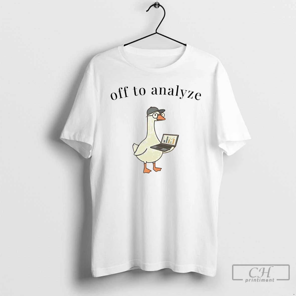 Classic Funny Data Analyst Goose Off To Analyze