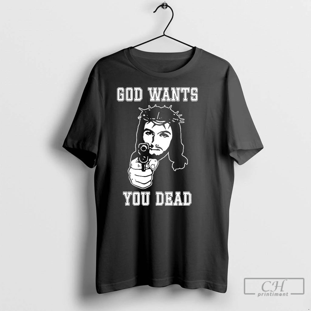 Classic God Wants You Dead Jesus Gun