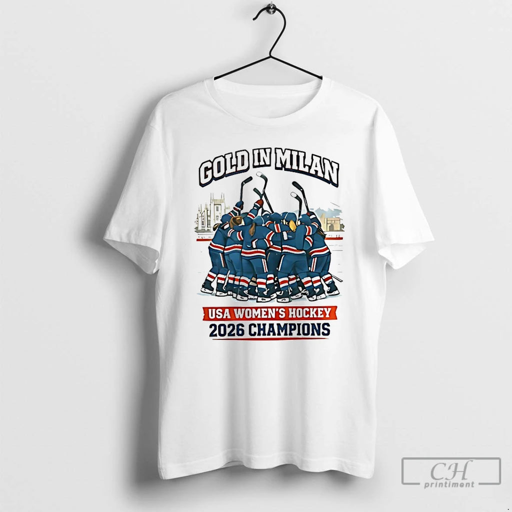Classic Gold In Milan Usa Womens Hockey 2026 Champions
