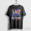 Classic Gold Is Ours Hockey Usa Flag