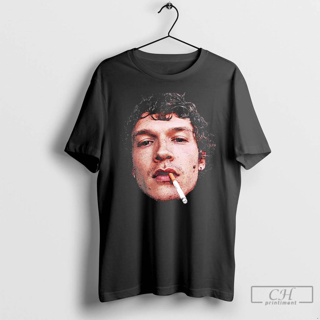 Classic Heated Rivalry Hockey Connor Storrie And Ilya Rozanov Middle Finger Big Face T Shirts