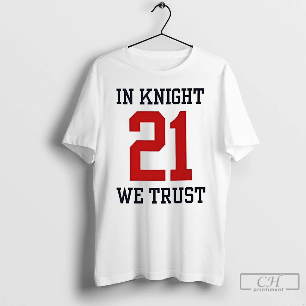 Classic Hilary Knight 21 In Knight We Trust Usa Hockey Gold Medal T Shirts Sweater