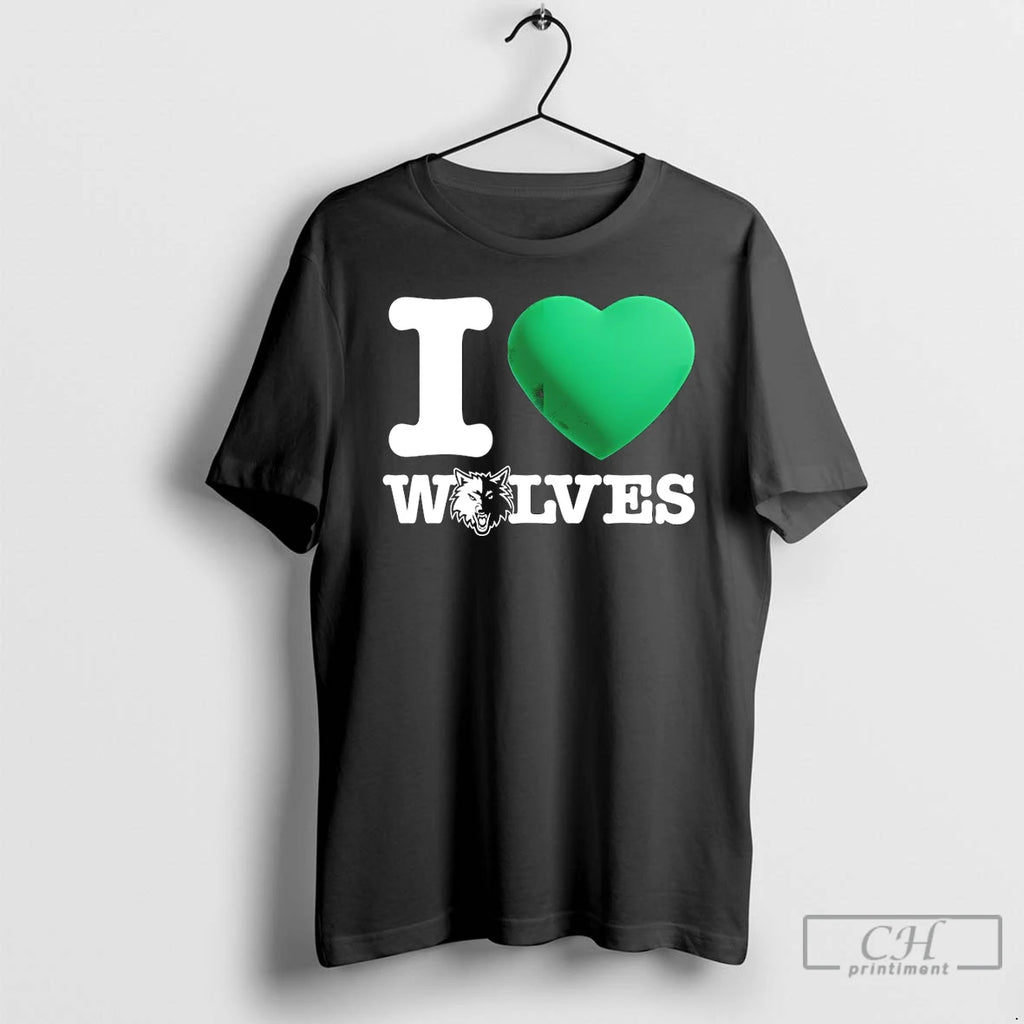 Classic I Heart Wolves Minnesota Timberwolves 2026 Playoffs